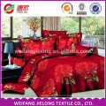 2017 Chinese Weifang supplier good In stock Microfiber 3D Bedsheets microfiber 100% polyester bedding sets